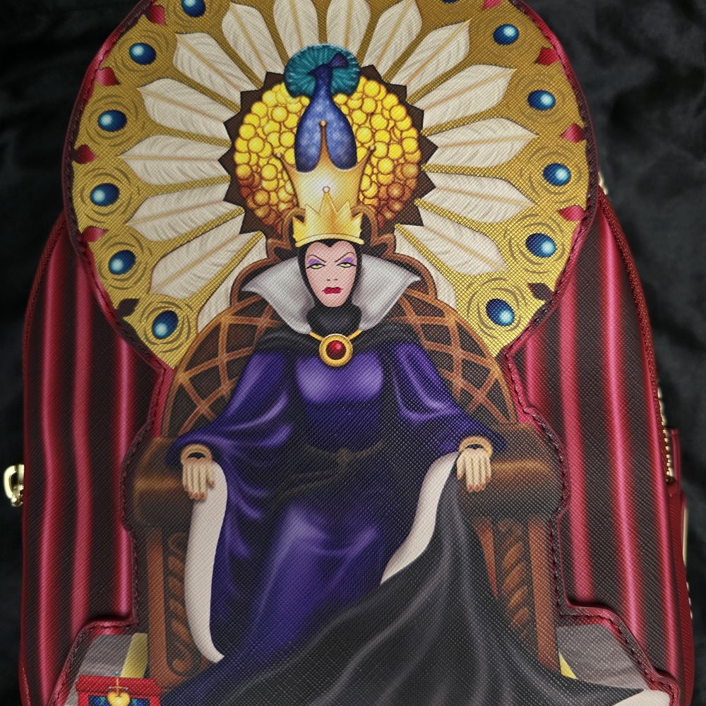 Elegant Red and Purple Women's Bag